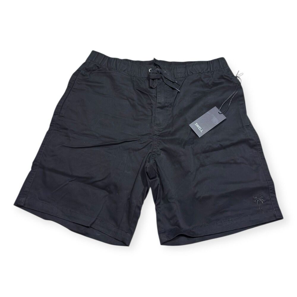 Swell Angeles Walk Black Shorts Casual Beach Summer Surf *Choose your Size* BNWT